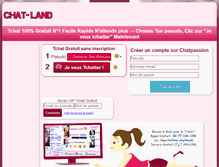 Tablet Screenshot of chatpassion.org